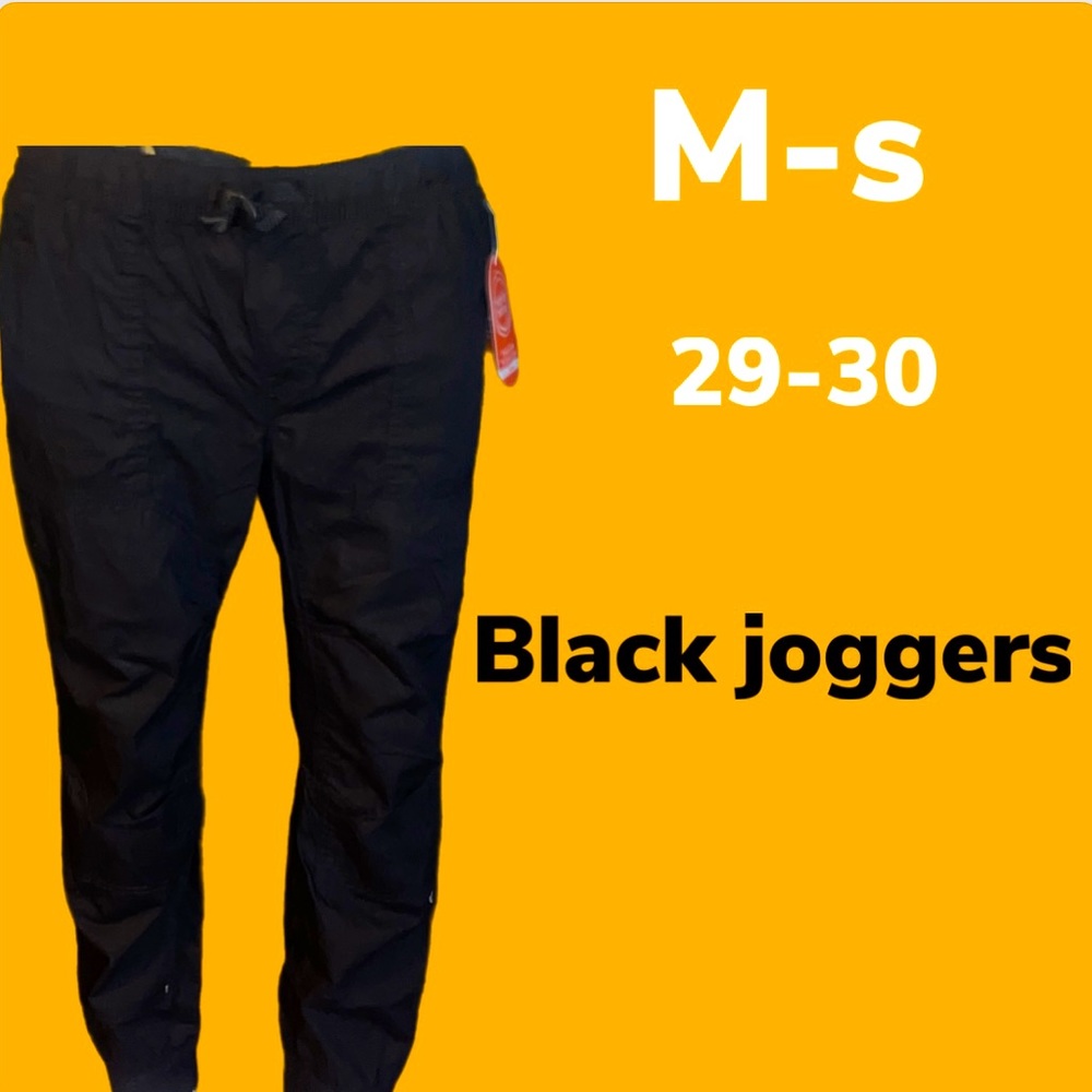 Black joggers